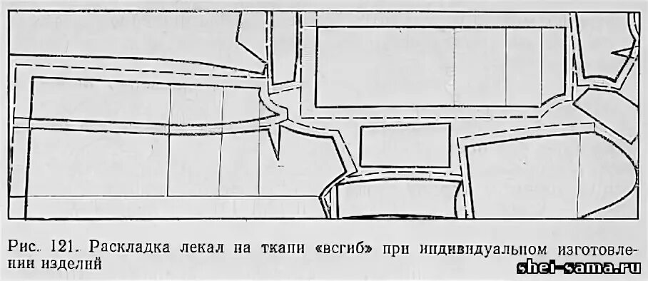 При раскрое изделия необходимо
