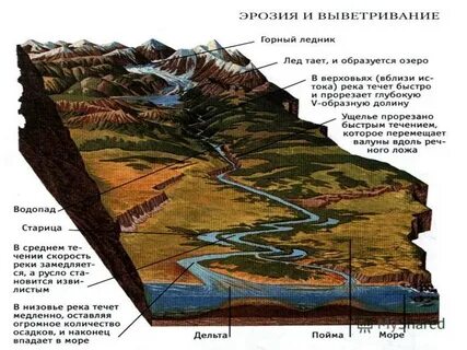 Рельефом местности называется