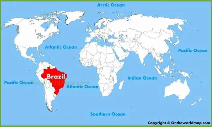 Brazil Highly Detailed Political Map with National Flag. Stock Vector - Illustra