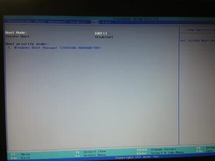 Настройка insydeh20 setup