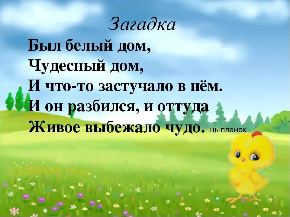 Отгадай загадку был белый дом чудесный дом