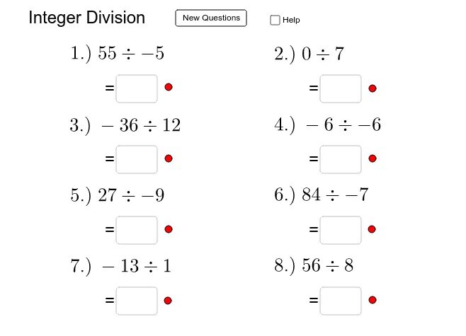 Integer division. Integers. addition. div integral. what is integer number.