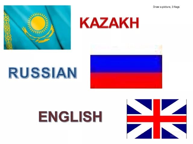 Говорим на трех языках. Русский казахский английский. Английский язык в Казахстане. Казахстан казахский русский английский языки. Казахский язык презентация.