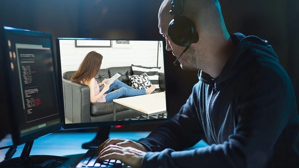 Hackers use the camera