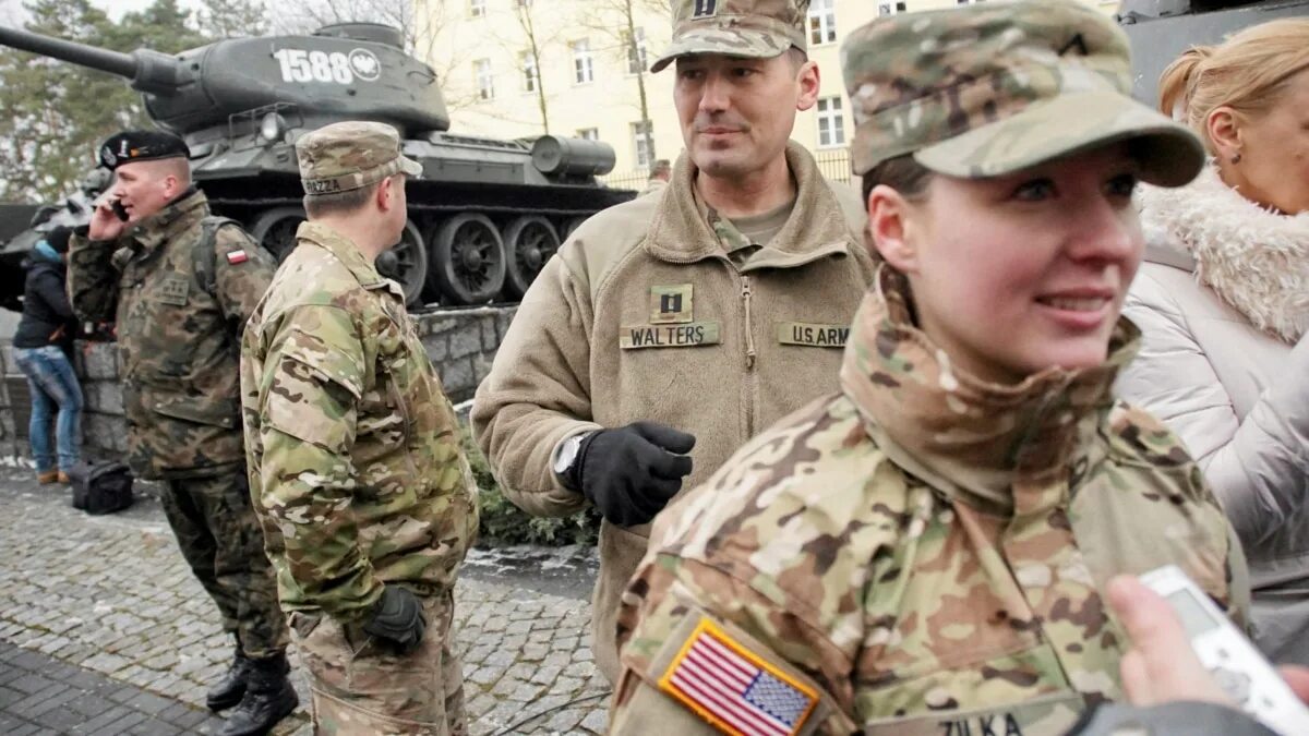 Польша войска сша. Американские войска в польше.
