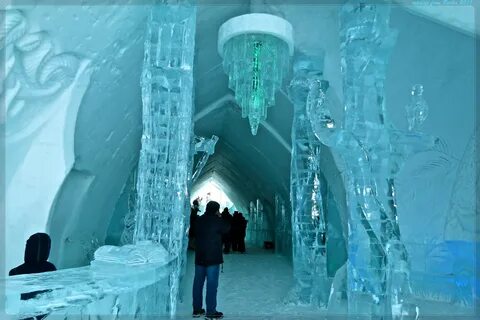 Болотного цвета ледяном дворце