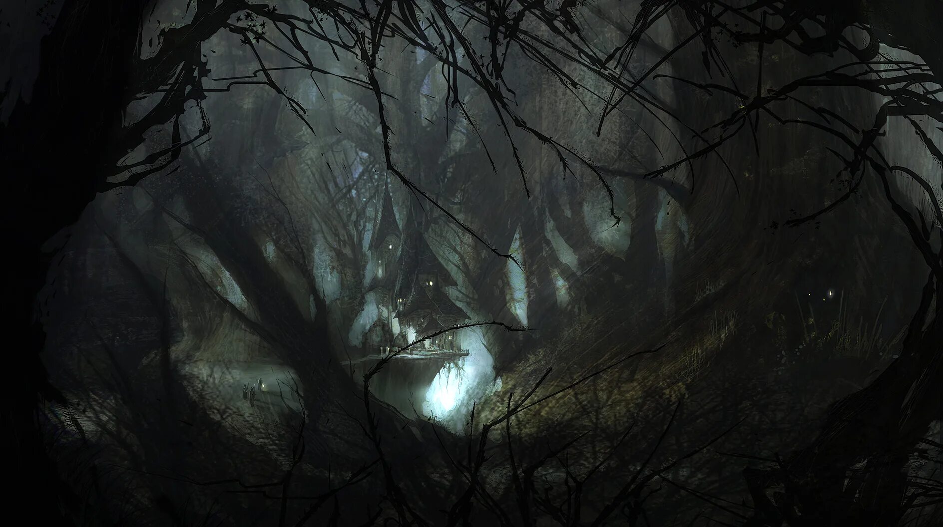 Лес блэк хиллс. Дремучий владимирский лес. Темный дремучий лес. Мрачная чаща. «ночь в лесу».