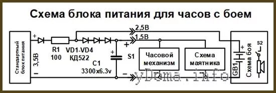 Блок питания для часов 1.5 вольт. Блок питания 1,5в для колонки. Блок питания на 1 5 вольта для часов. Блок питания для часов 1,5в схема.