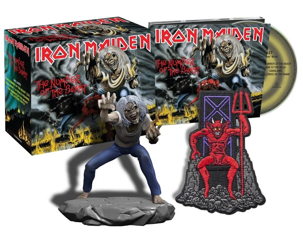 The number of the beast. Iron maiden collectors box. iron maiden the number of the beast. iron maiden cd collection. iron maiden collectors box (3cd).