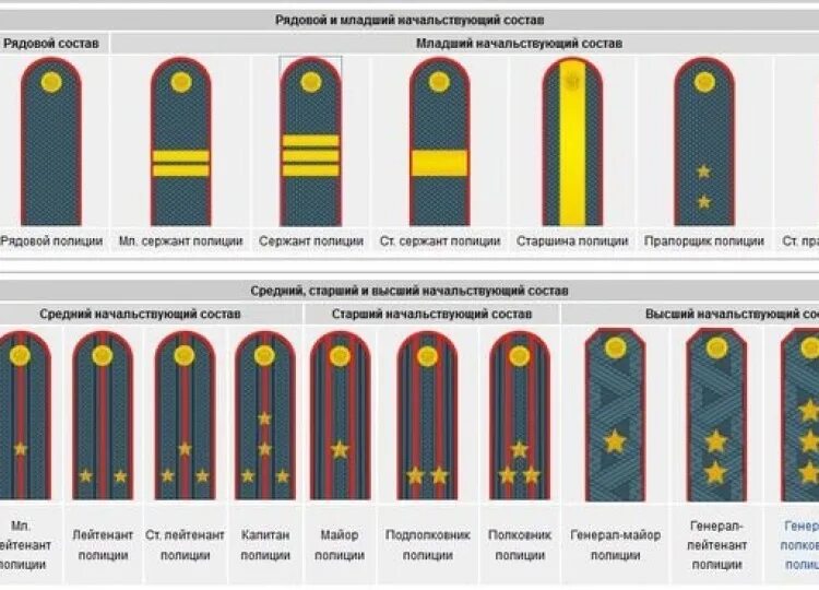 Погоны и звания милиции РФ. Звания милиции России. Звания в МВД России. Звания в полиции России по погонам. Младшие звания в полиции
