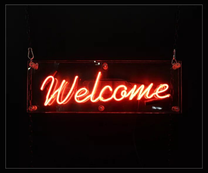 Добро пожаловать в кафе. Неоновая вывеска welcome. красная неоновая вывеска. неоновая надпись welcome. неоновая надпись добро пожаловать.