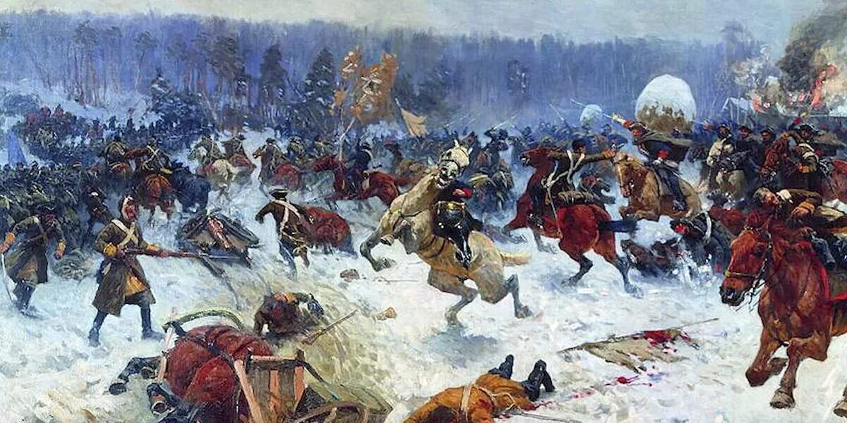 Нарва 1700 г. Битва на Нарве при Петре 1.