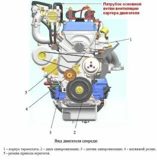 Схема ремня 409 двигатель