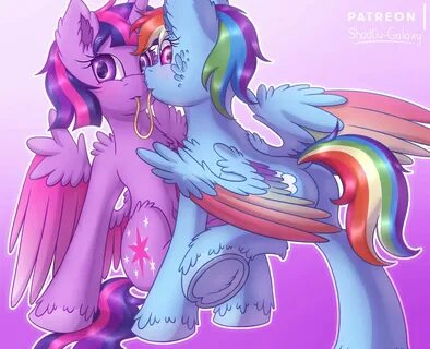 Twilight sparkle rainbow dash