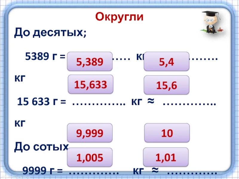 Десятичные дроби граммы килограммы. Округлить до десятых. 5800г в кг. Округление 4,05. Округление до десятых 5 класс