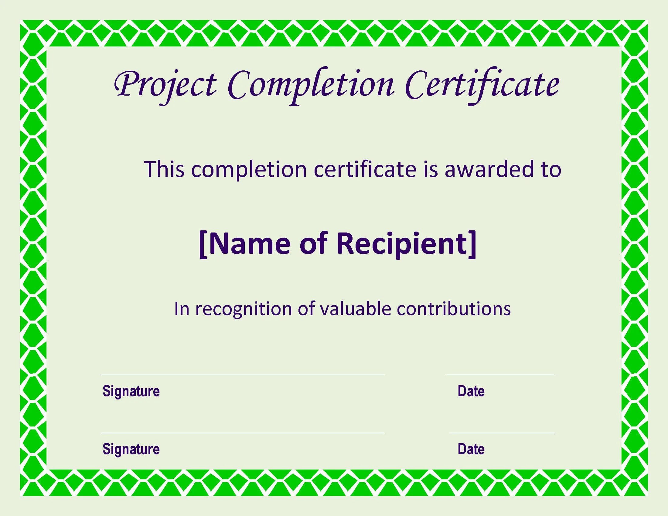 Certificate of completion. Сертификат of completion. Completion of the Project. Work completion Certificate.