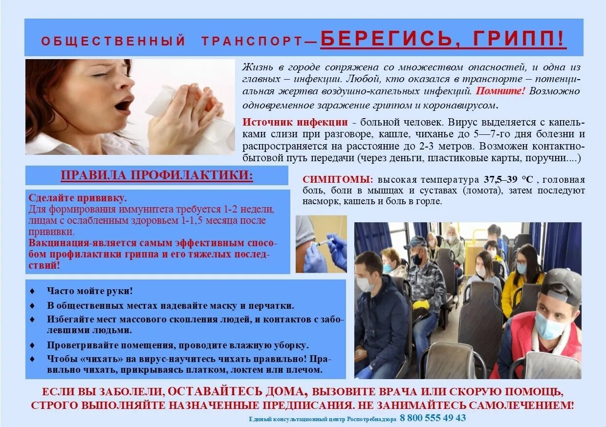 Условия для распространения гриппа