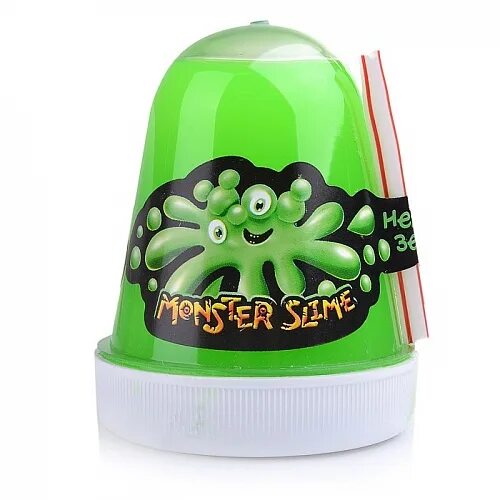 СЛАЙМ Monster Slime. Монстр СЛАЙМ мега упаковка 250. СЛАЙМ Monster's Slime голубой. Sl009 СЛАЙМ Monster`s Slime - светится в темноте 130 гр.