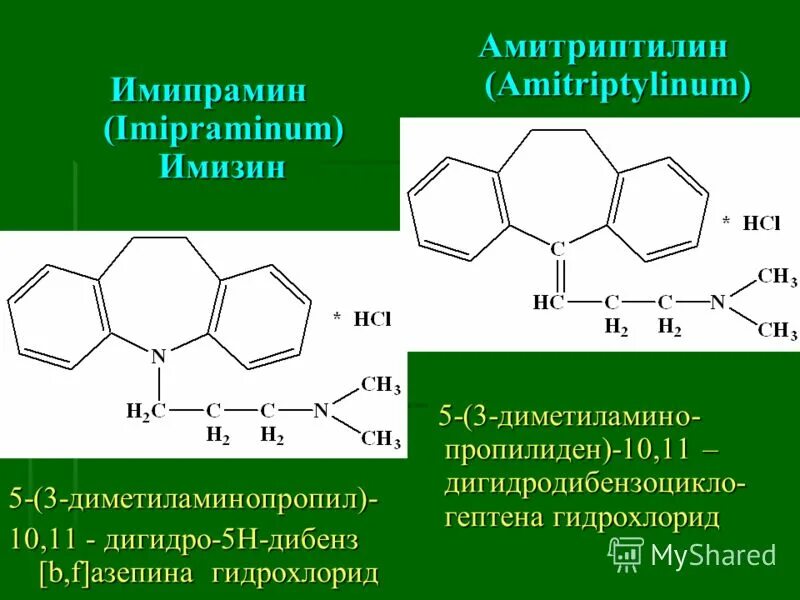 Амитриптилин немеет