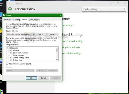 Windows setup program