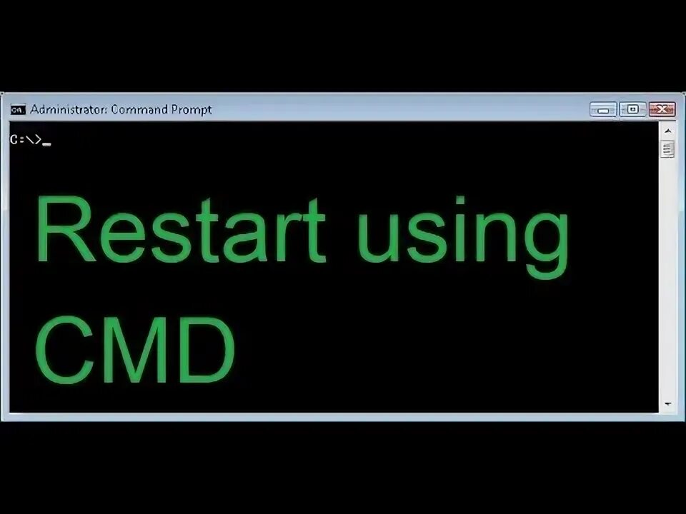 Restart your. Restart your