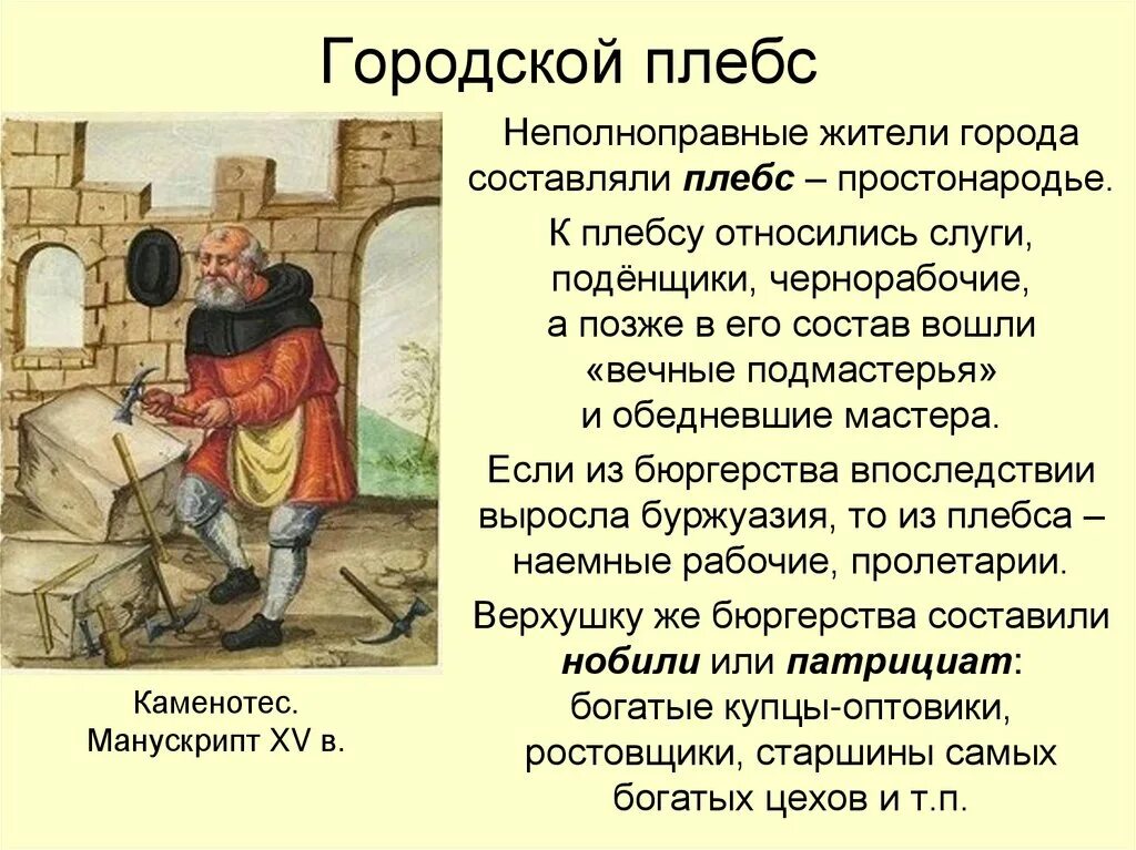 Почему ремесленники и торговцы уходили. Городской плебс в средневековом городе. ремесло в средневековом городе. средневековые ремесленники. ремесленники в средние века.
