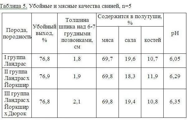 Сколько весит туша