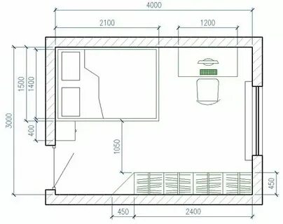 Размер комнаты 120 м3 какое