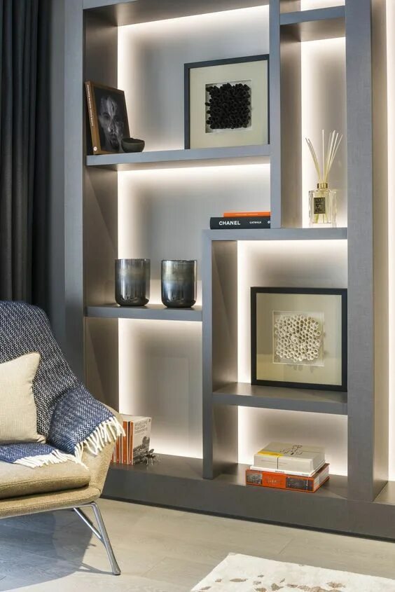 Гостиный дизайн полка Pin on Шкафы, стеллажи и полки Interior design living room, Living room design m