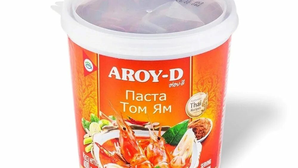 Паста том ям 400гр Aroy-d. Паста Tom Yum (том ям) кисло-сладкая Aroy-d 400гр пл/б *24. Паста том ям Aroy-d, 1 кг. Кис паста