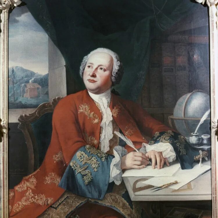 М. В. Ломоносова (1711 — 1765).. Портрет Михаила Ломоносова.