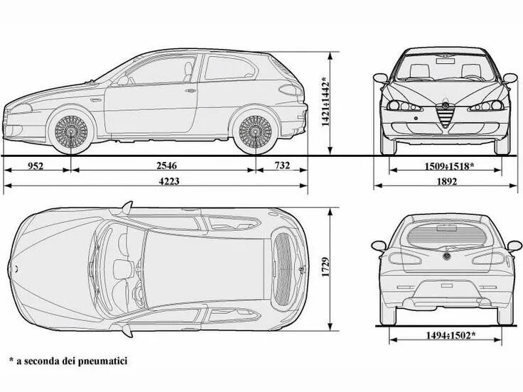 Alfa romeo alfa 156 1997. Alfa romeo 159 габариты. Размеры альфа ромео 156. Размеры альфа ромео 156. Alfa romeo 156 чертеж.
