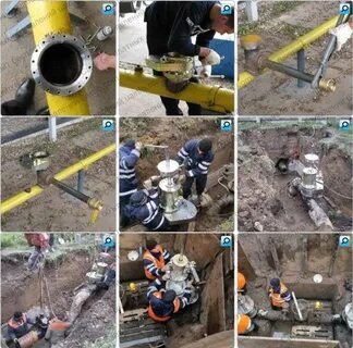 Врезка в трубу газопровода
