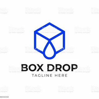 Ikon Vektor Konsep Simbol Box Drop Ilustrasi Stok - Unduh Gambar Sekarang - Air,
