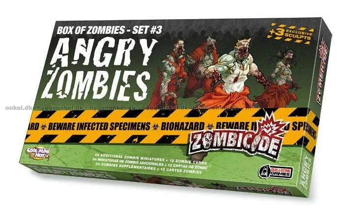 Zombicide Box of Zombies Set 3. Зомбицид косплей. Зомби Boxing.