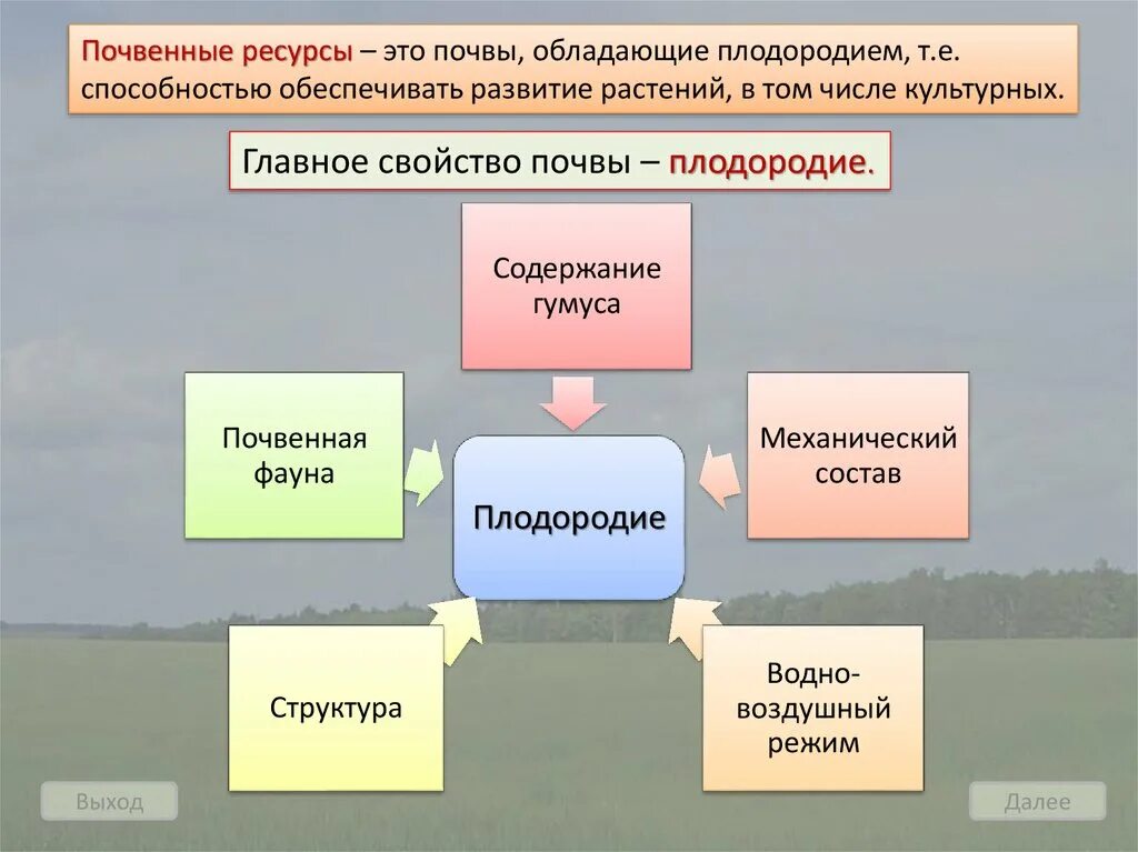 Регионы россии по степени уменьшения естественного плодородия. Ресурсы почвы. Почвенно-земельные ресурсы. Почвенные природные ресурсы. Почвенные природные ресурсы примеры.