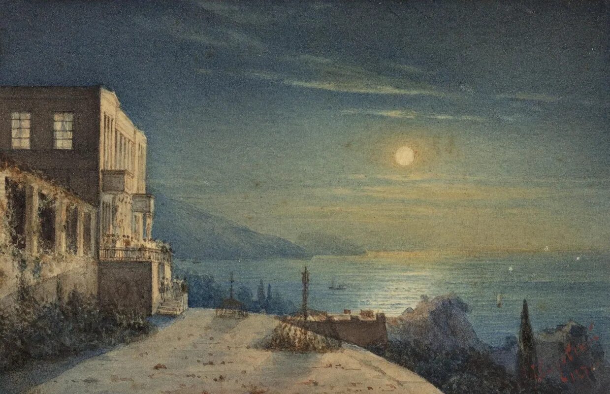 Ялта. Картина айвазовского вечер в крыму. Айвазовский ялта 1864. Айвазовский ялта картина. Ивана айвазовского «вечер в крыму.