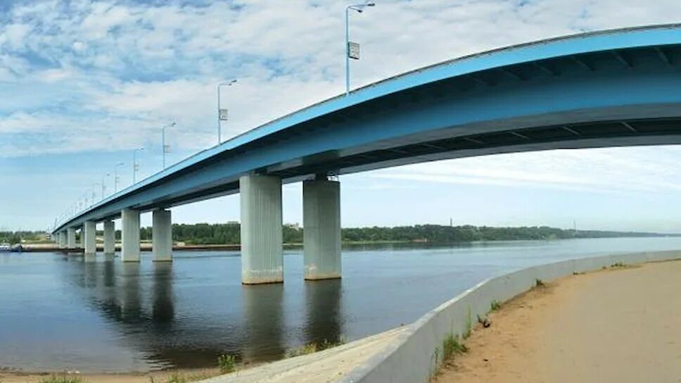 Юбилейный мост ярославль