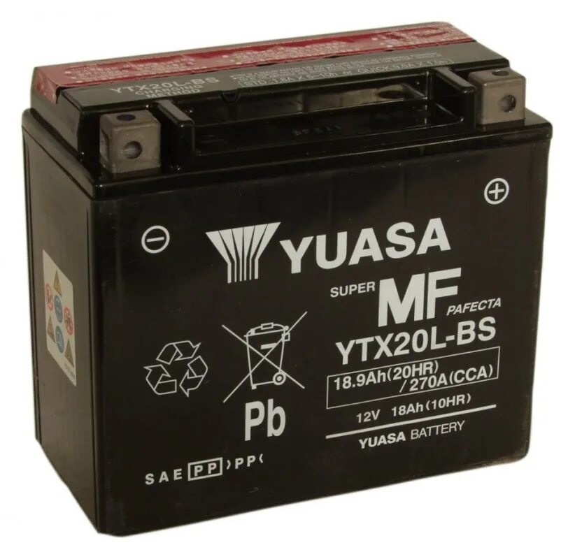 Аккумулятор bs battery. Аккумулятор Yuasa ytx20l-BS. Аккумулятор Yuasa 12v 18ah. Ytx20hl-BS аккумулятор. Аккумулятор для квадроцикла ytx20l-BS.
