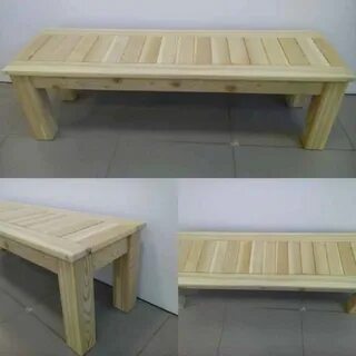 Скамейка без спинки своими руками из дерева