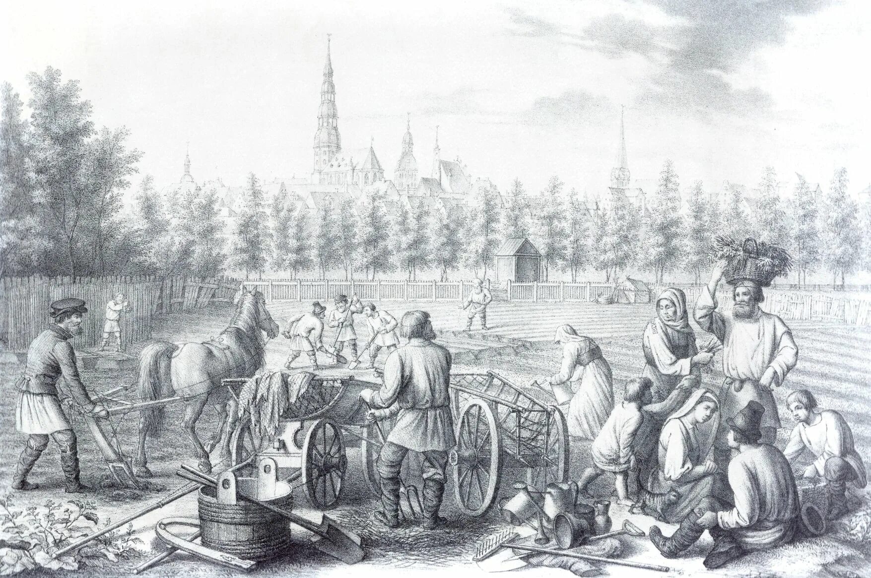 Осада Риги (1709-1710). Осада Риги 1710. Ништадтский мир гравюра.