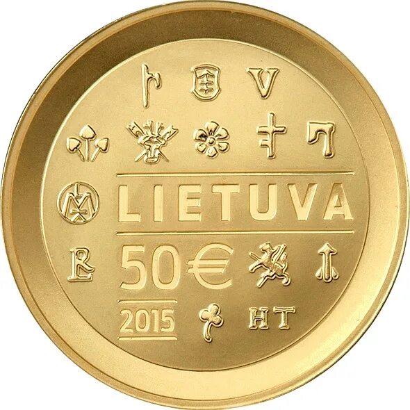 Монета 50 евро Литва. 50 Евро монета коллекционная. Lithuania 50 Euro 2022. Esti 2015 монета. Евро в золотые