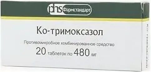 Ко-тримоксазол 480 мг. Ко-тримоксазол Фармстандарт. Ко-тримоксазол таб. 480мг №20. Ко-тримоксазол 960мг.