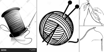 нитки раскраска