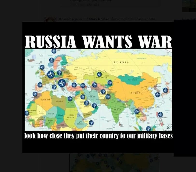 Look how close they put their Country to our Military Bases. Россия хочет войны посмотрите как.