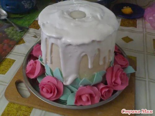 как сделать торт свечу