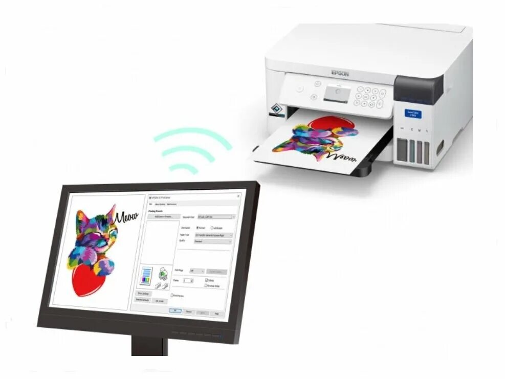 Сублимационная печать купить. Epson SURECOLOR SC-f100. Сублимационный принтер Эпсон. Принтер f100 package. Сублимационный принтер а4.