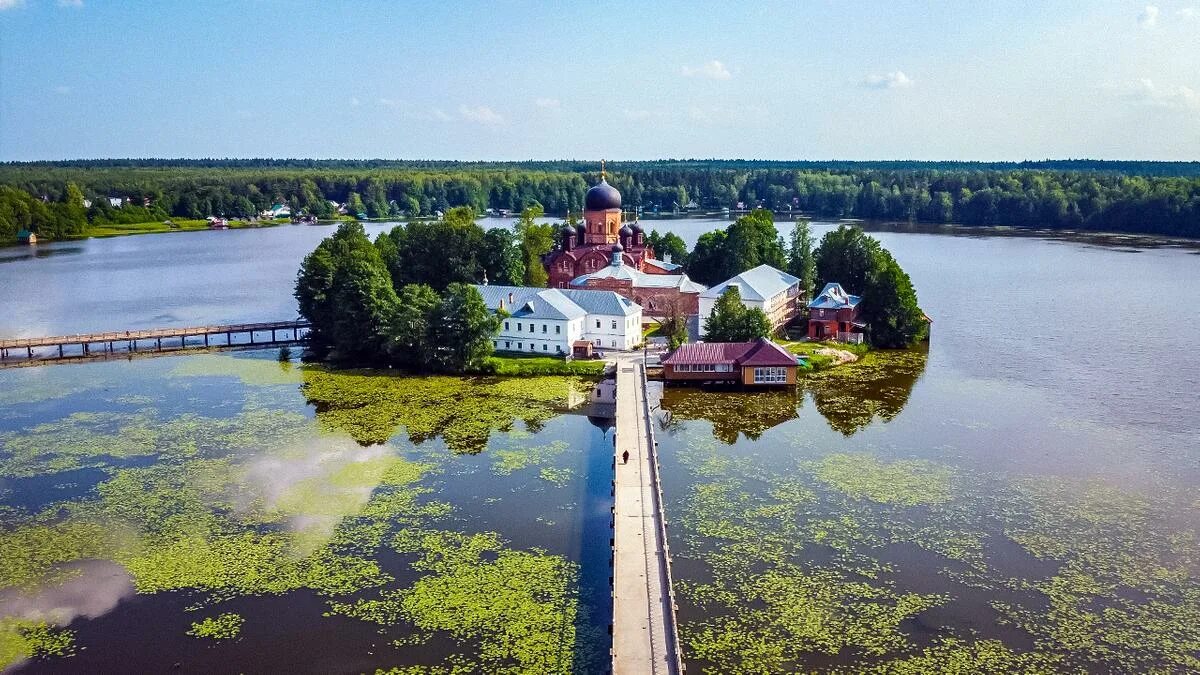 Островной Монастырь Покровская Введенская пустынь. г. Покров. Владимирская облас