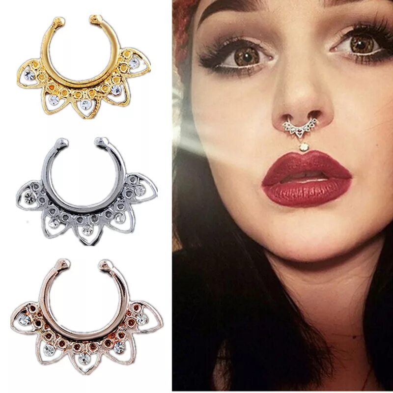 Септум золотое кольцо. Септум пирсинг сережки. Кольца септум циркуляр. Серьга септум обманка. Серёжка для пирсинга носа септум.