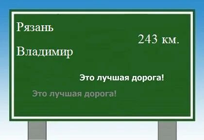 От рязани до коврова